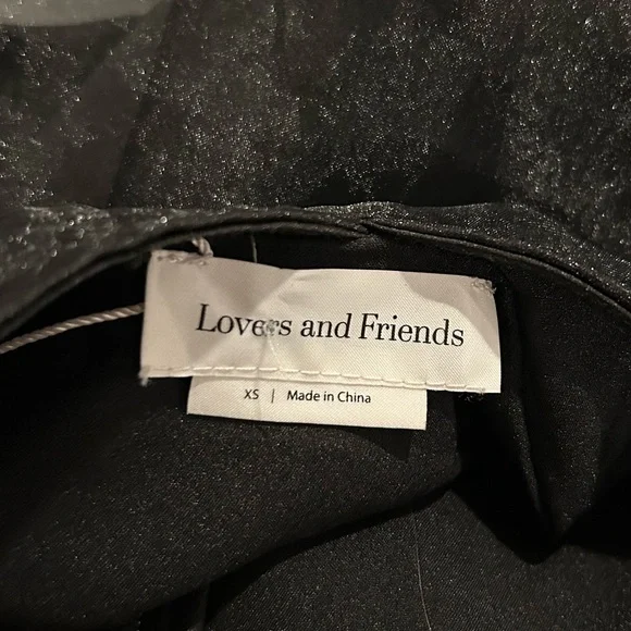 Lovers & Friends From Revolve Heartbreaker Dress In Black Size XS New - Picture 5 of 6